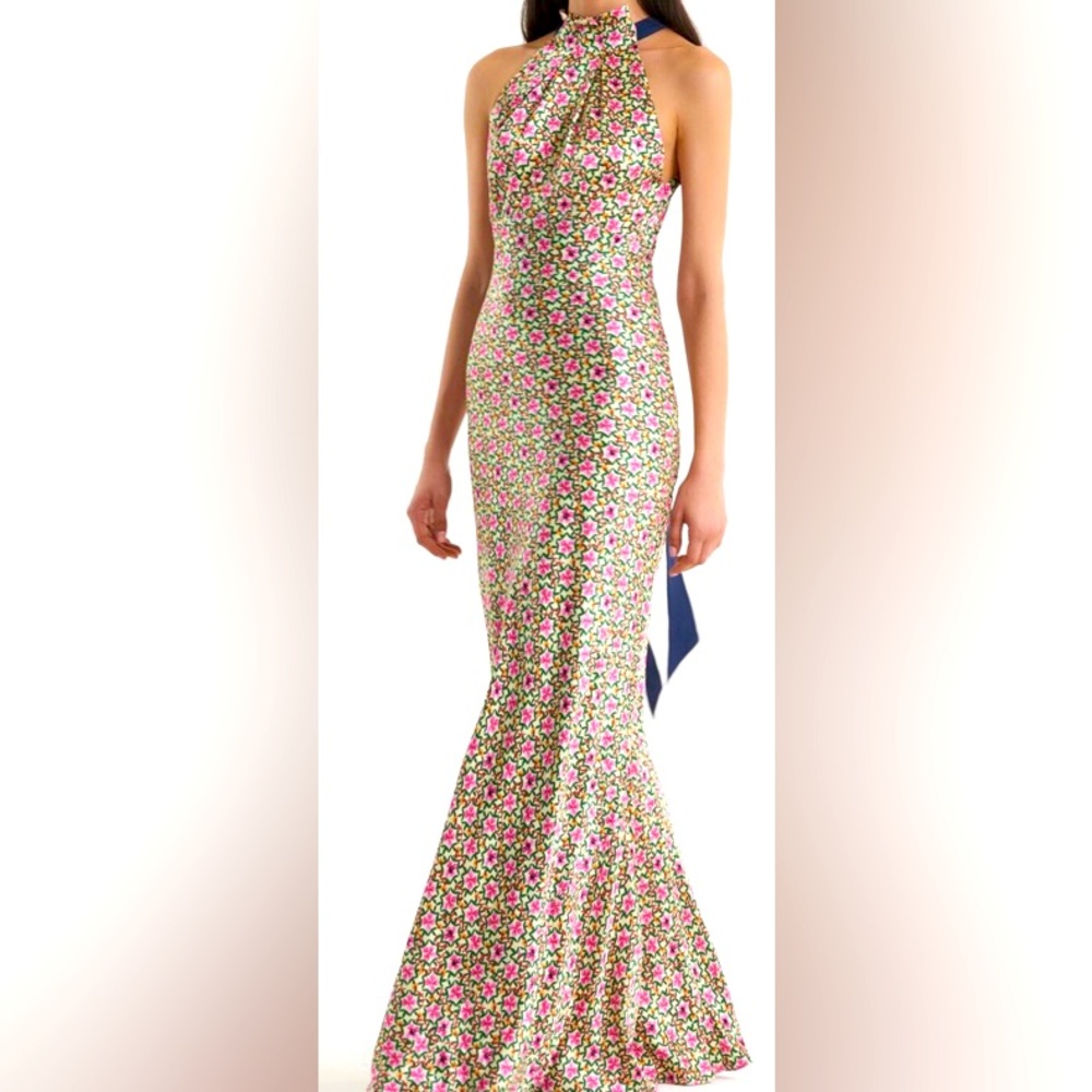 Saloni abiotic do Michelle multicolor women’s dress